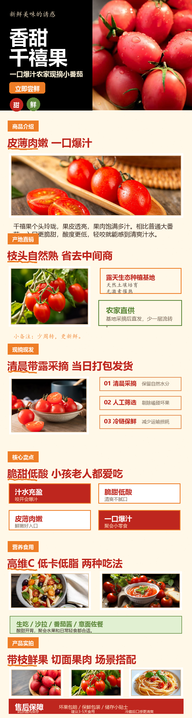 香甜千禧果详情页